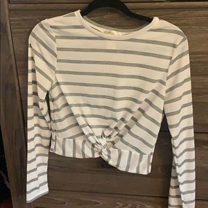 *NWOT* Gaze Striped Crop Top